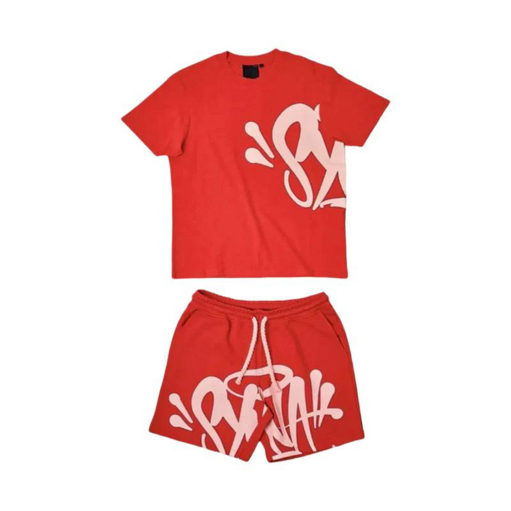 Syna Red short Set