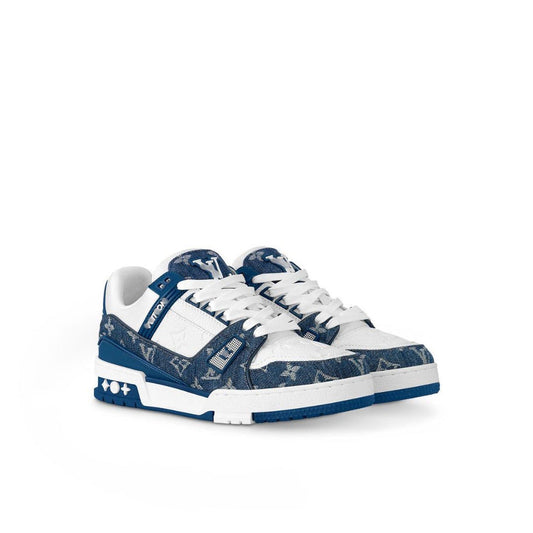 LV TRAINERS BLUE & WHITE