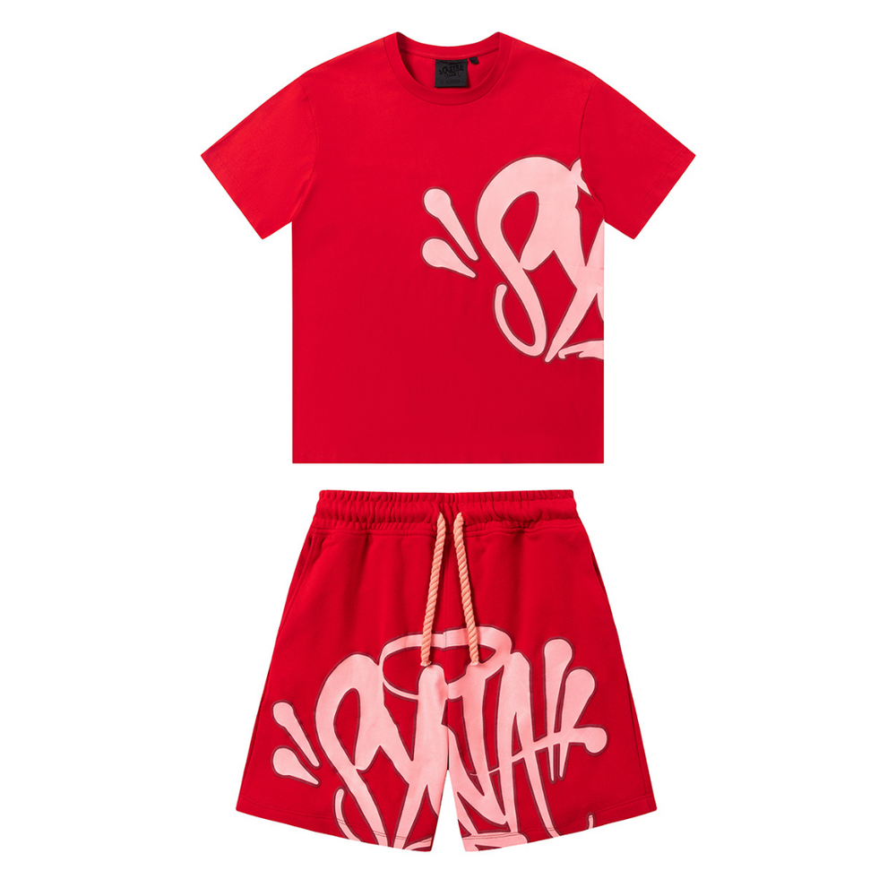 Syna Red short Set