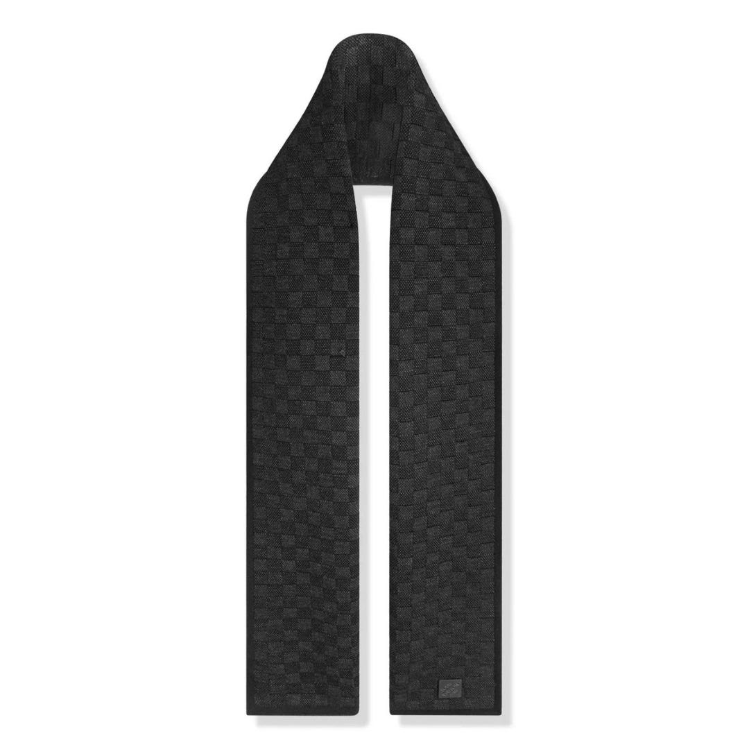 LV BEANIE & SCARF BLACK