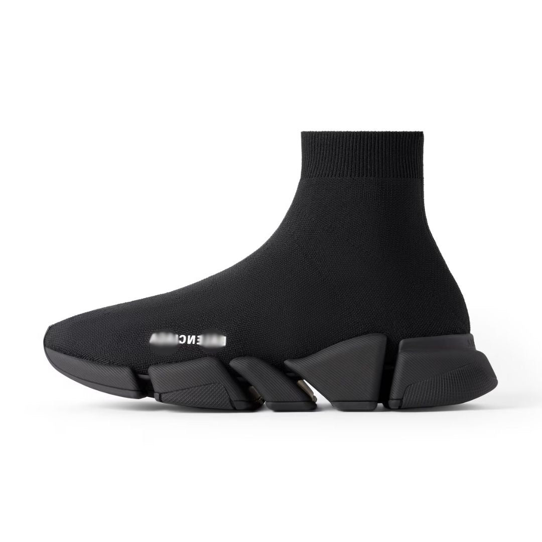 BLCG MEN'S SPEED 2.0 RECYCLED KNIT SNEAKER IN BLACK