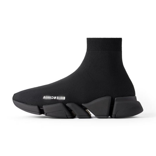 BLCG MEN'S SPEED 2.0 RECYCLED KNIT SNEAKER IN BLACK