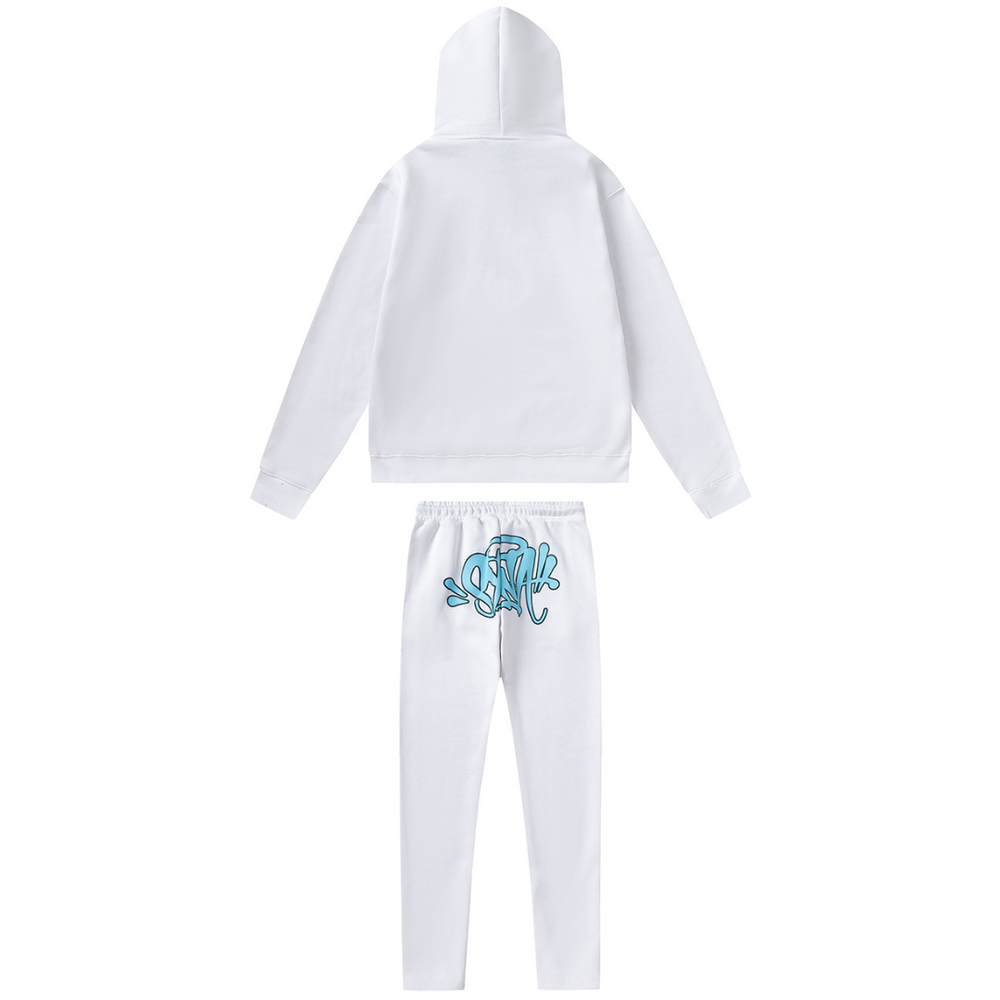 Syna White Blue Tracksuit