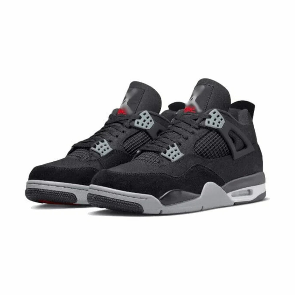 AIR J4 BLACK CANVAS