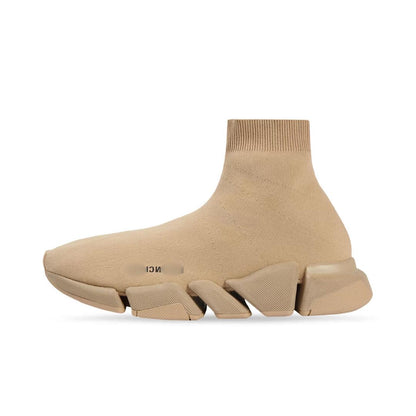 BLCG MEN'S SPEED 2.0 RECYCLED KNIT SNEAKER IN BLACK (beige)