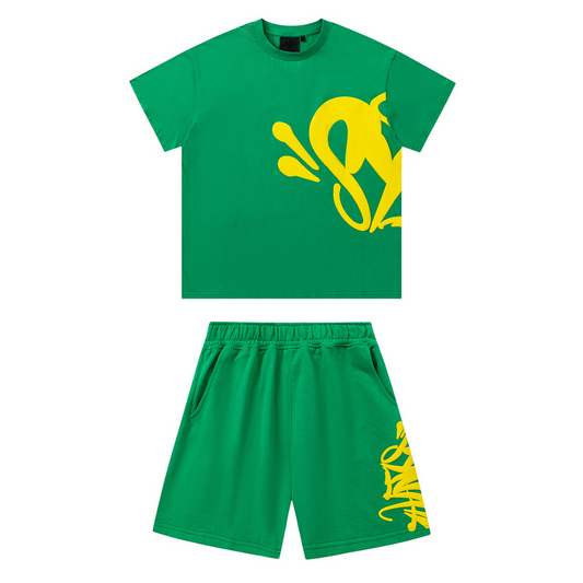 Syna Green Short Set