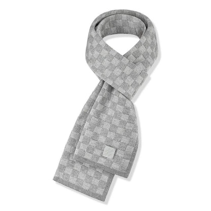 LV BEANIE & SCARF GREY