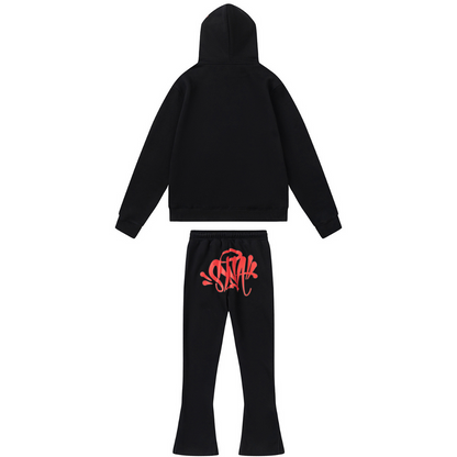 Syna Black Red Tracksuit
