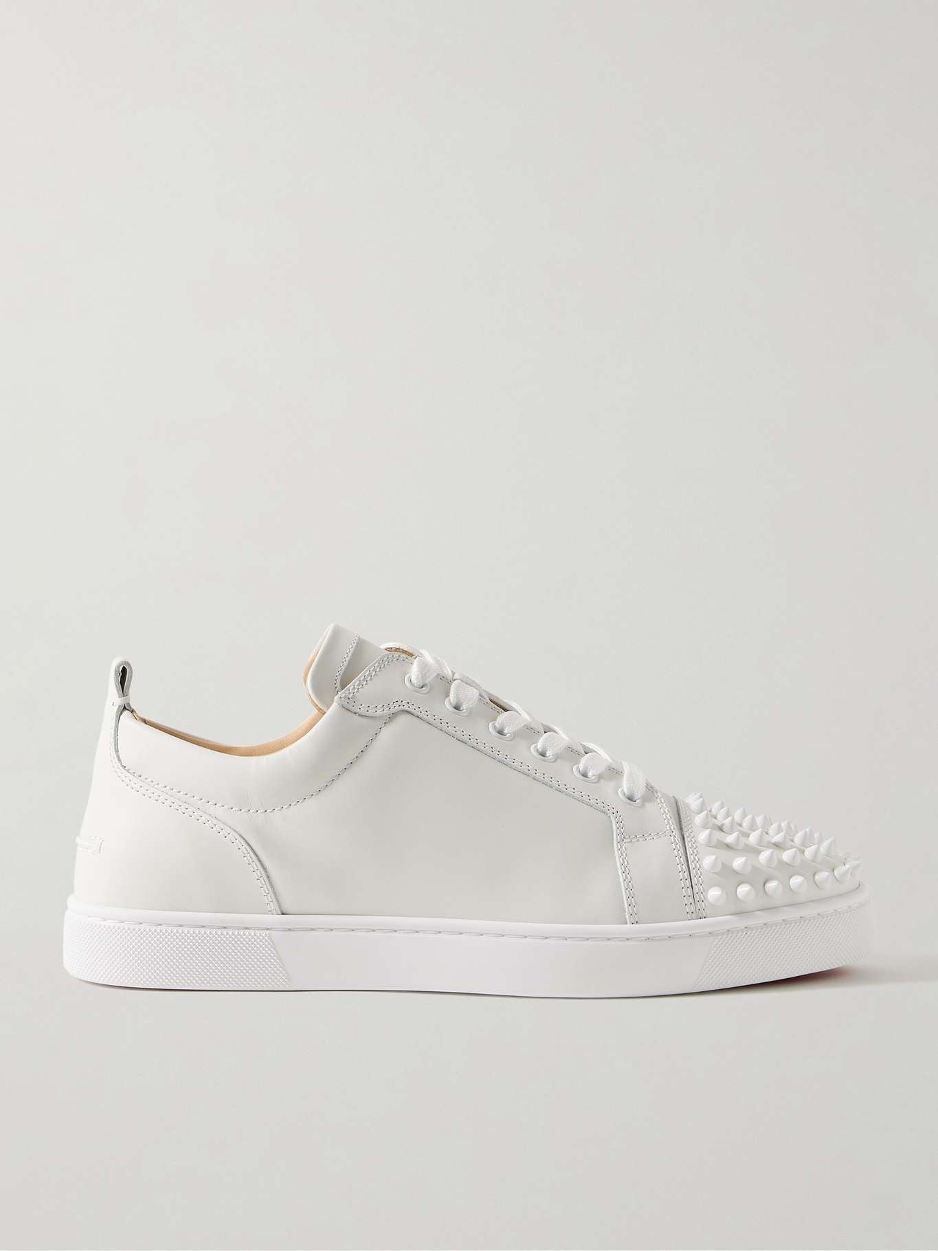 C/ LOUBOUTIN Louis Junior Spikes Cap-Toe Leather Sneakers