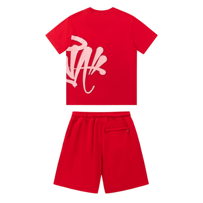 Syna Red short Set