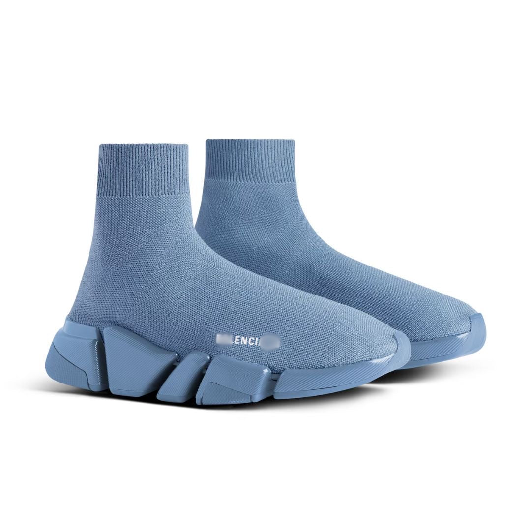 BLCG MEN'S SPEED 2.0 RECYCLED KNIT SNEAKER IN BLACK (Blue)