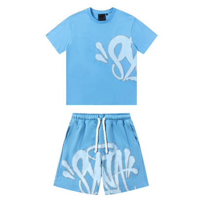Syna Blue Short Short set