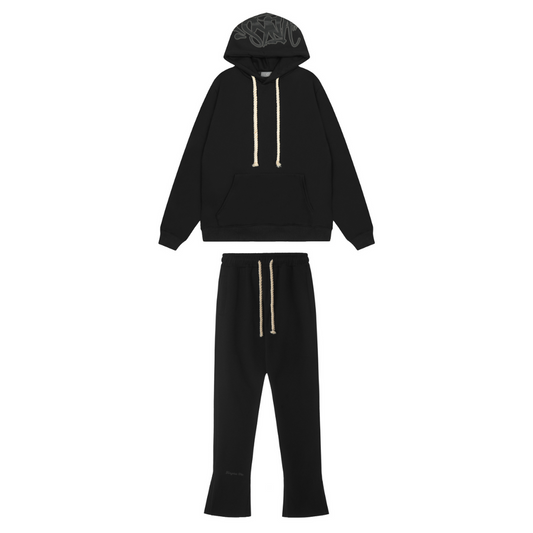 Syna Logo Black Tracksuit