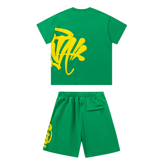 Syna Green Short Set