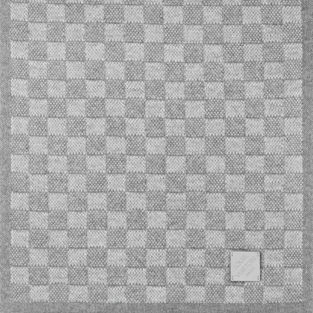 LV BEANIE & SCARF GREY