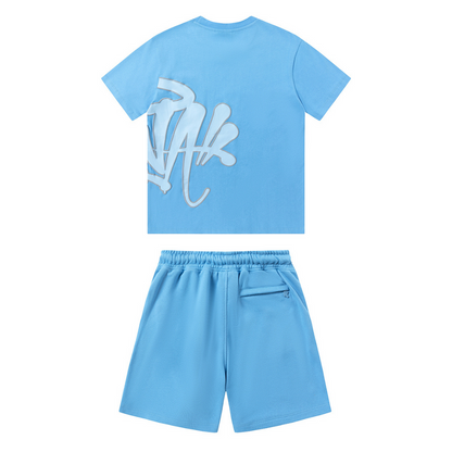 Syna Blue Short Short set