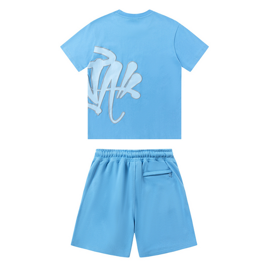 Syna Blue Short Short set