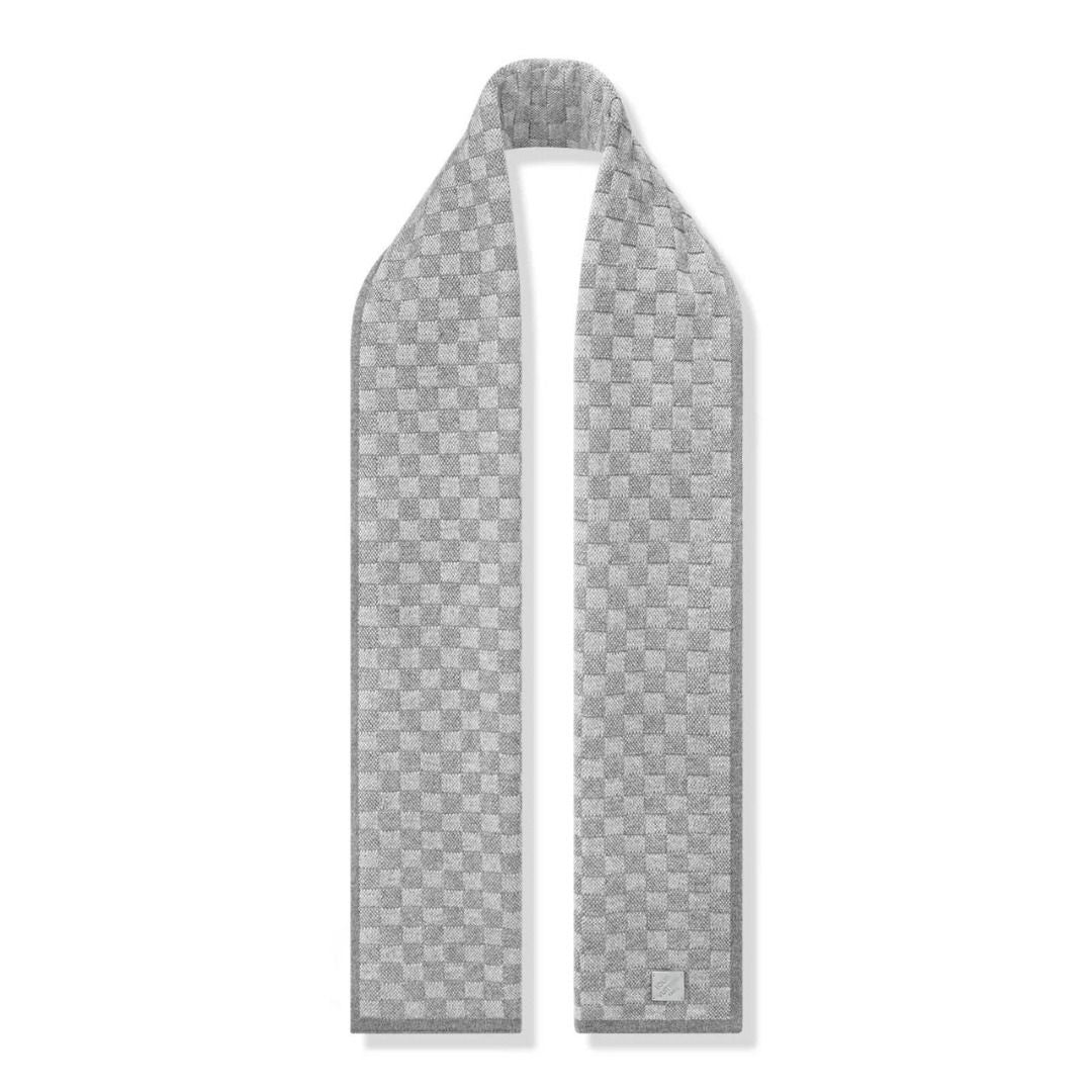 LV BEANIE & SCARF GREY